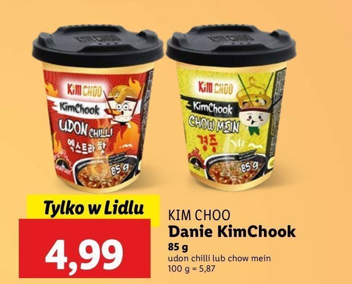 Danie chow mein Kim chook promocja