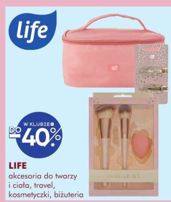 Akcesoria do twarzy ciała, travel, kosmetyczki, biżuteria Life promocja w Super-Pharm