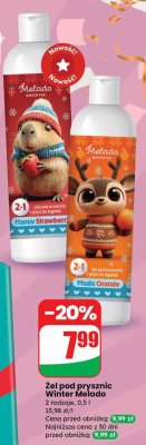 Żel pod prysznic Winter Melado 2 rodzaje promocja w Dino
