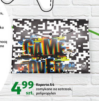 Teczka koperta a4 game over Coolpack promocja