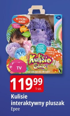 Kulisie interaktywny pluszak Epee promocja w Leclerc