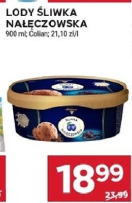 Lody śliwka nałęczowska Colian promocja w Stokrotka