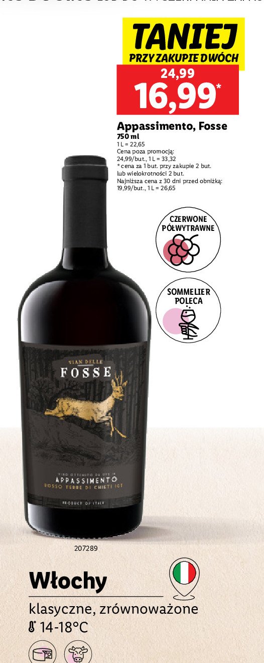 Wino Appassimento fosse promocja w Lidl