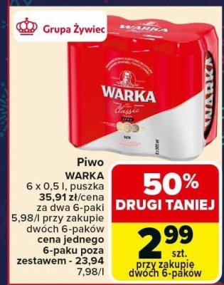 Piwo promocja w Carrefour