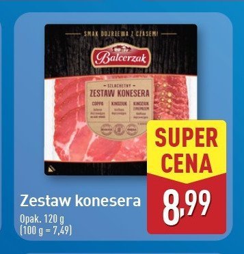 Zestaw konesera plastry Balcerzak promocja w Aldi
