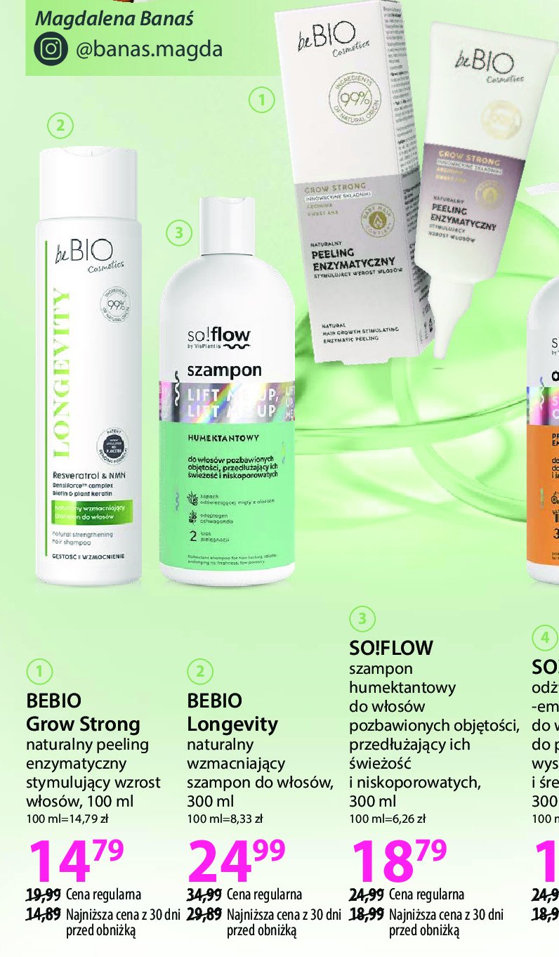 Peeling stymulujący wzrost włosów Be bio promocja