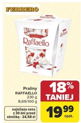 Praliny Raffaello promocja w Carrefour Market