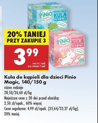 Kula musuj膮ca do k膮pieli z zabawk膮 jednoro偶ec Pinio magic promocja