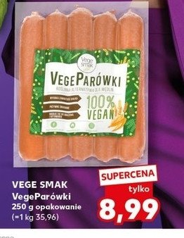 Parówki Vege smak promocja