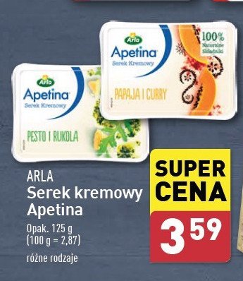 Serek pesto i rukola Arla apetina promocja