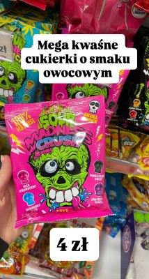 Mega kwaśne cukierki o smaku owocowym  promocja w Dealz