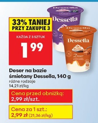 Deser na bazie śmietany promocja w Biedronka