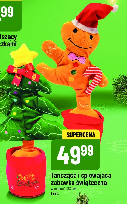 Zabawka tańcząca i śpiewająca 33 cm promocja w POLOmarket