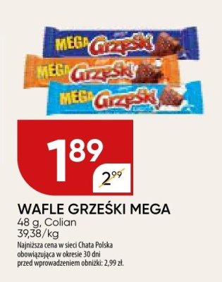 Wafel grzeski mega promocja w Chata Polska