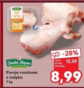 Porcja rosołowa z indyka Stoisko mięsne promocja