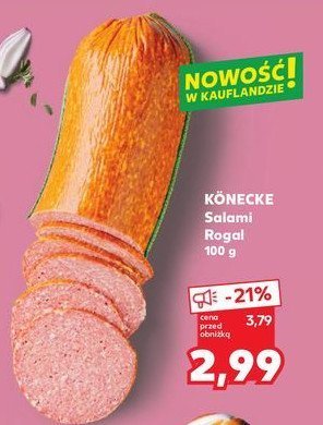 Salami rogal Konecke promocja w Kaufland