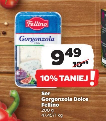 Gorgonzola dolce Fellino promocja