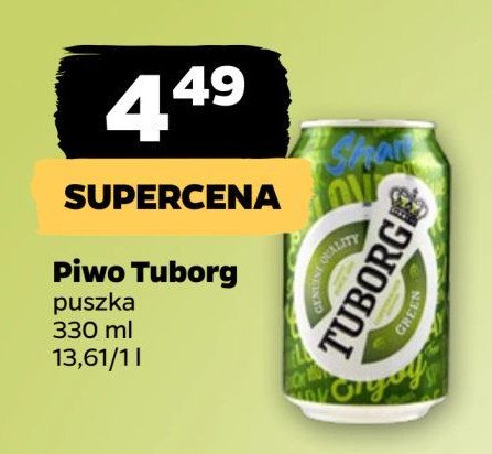 Piwo Tuborg green promocja