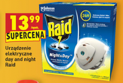 Urządzenie elektryczne na komary Raid night & day promocja