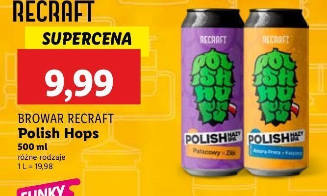 Piwo pałacowy zibi Recraft polish hoppy hazy ipa promocja