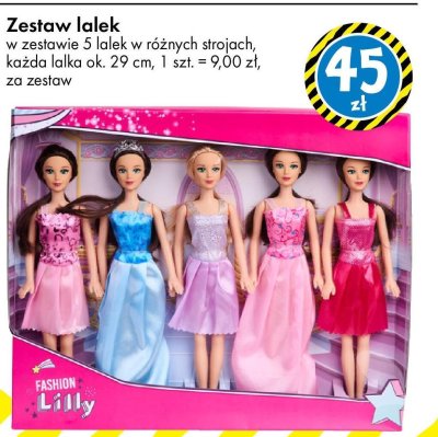 Zestaw lalek Fashion Lilly promocja w Tedi