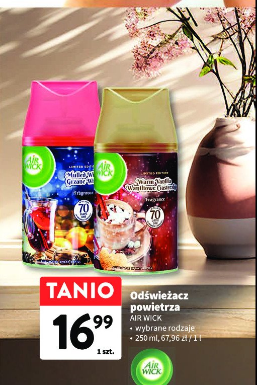 Wkład waniliowe ciasteczka Air wick promocja