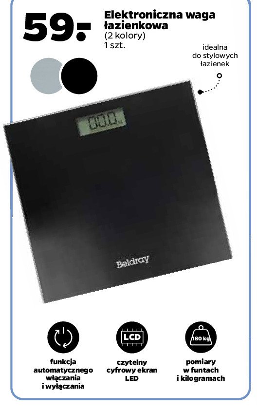 Waga 艂azienkowa Beldray promocja