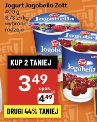 Jogurt Jogobella Zott promocja w Delikatesy Centrum