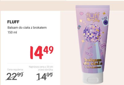 Balsam do ciała z brokatem promocja w Rossmann