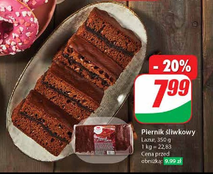 Piernik śliwkowy Lazur promocja