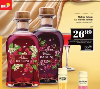 Likier Wiśnia Babuni 0,5l promocja w POLOmarket