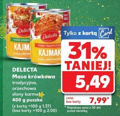 Masa krówkowa tradycyjna promocja w Kaufland