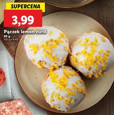 Pączek lemon curd Cukiernia lidla promocja