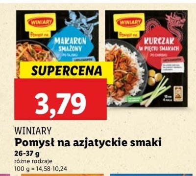 Kurczak w pi臋ciu smakach po chi艅sku Winiary pomys艂 na ... promocja
