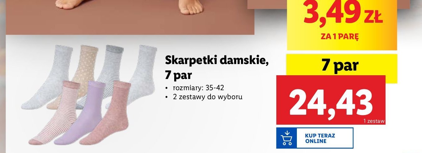 Skarpety 35-42 promocja