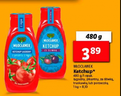 Ketchup z truskawk膮 W艂oc艂awek promocja