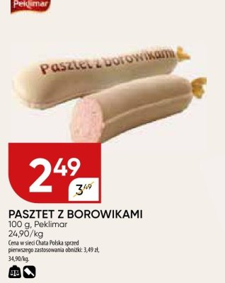 Pasztet z borowikami promocja w Chata Polska
