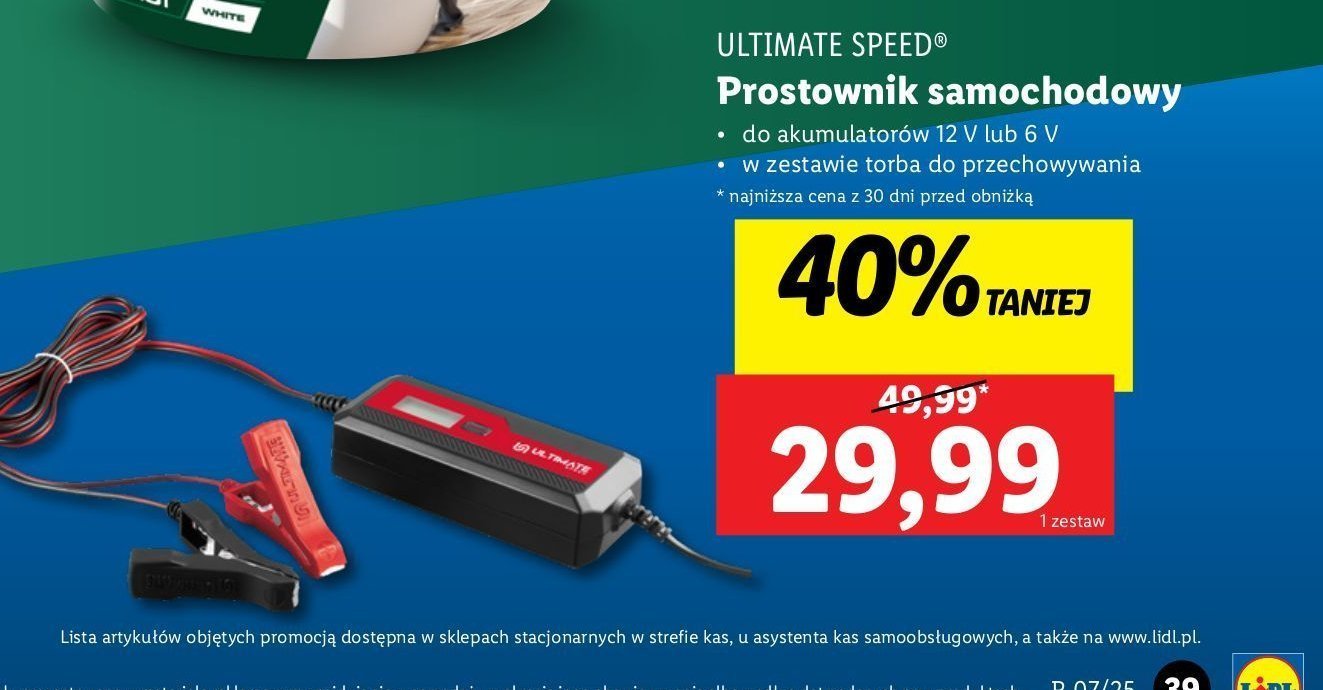 Prostownik automatyczny Ultimate speed promocja