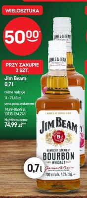 Whisky Jim Beam 0,7l różne rodzaje promocja w Żabka
