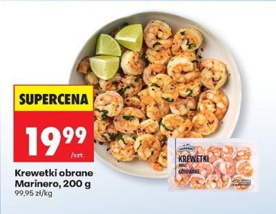 Krewetki obrane Marinero promocja w Biedronka