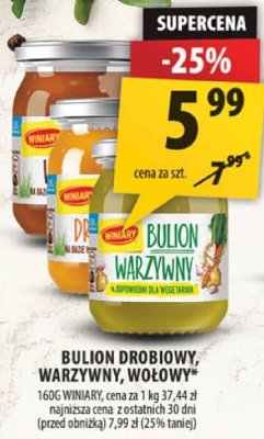 Bulion drobiowy, warzywny, wołowy Winiary promocja w Arhelan