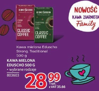 Kawa mielona Eduscho Strong, Traditional promocja w Selgros