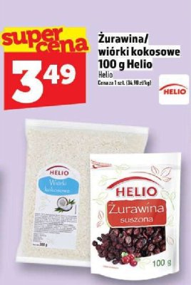 Żurawina/wiórki kokosowe Helio 100 g promocja w TOPAZ