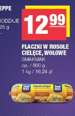 Flaczki w rosole cielęce, wołowe Smakmak promocja w SPAR