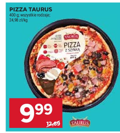 Pizza z szynką Taurus promocja w Stokrotka