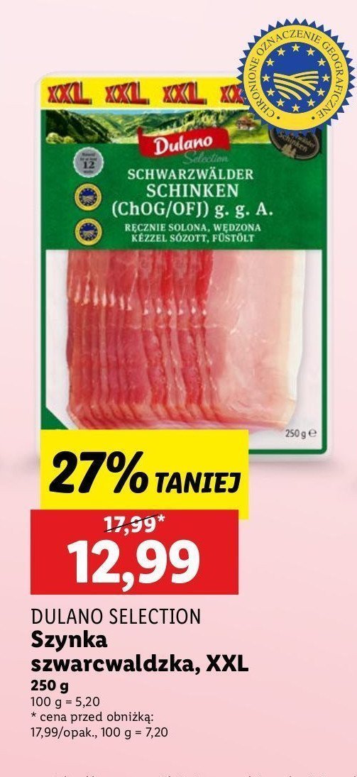Szynka szwarcwaldzka Dulano promocja