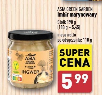 Imbir marynowany Asia green garden promocja