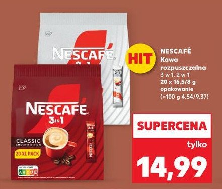Kawa Nescafe 3in1 classic promocja w Kaufland