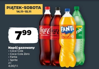 Napój gazowany 2 l promocja w Netto