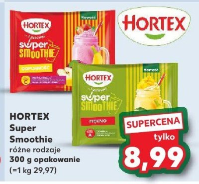 Super Smoothie HORTEX różne rodzaje promocja w Kaufland